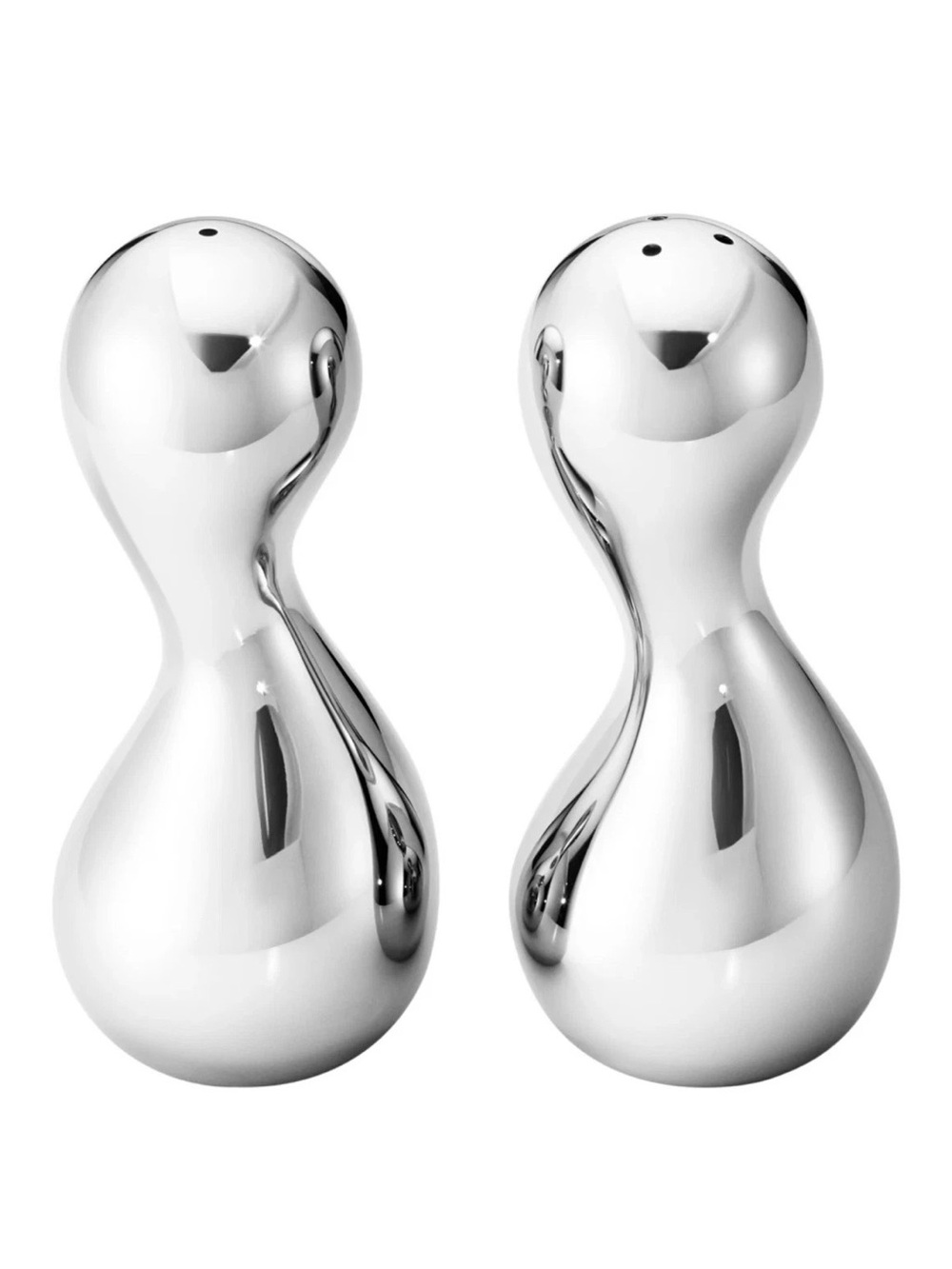 NWOT Cobra by Georg Jensen Stainless Steel Salt & Pepper Shaker Set